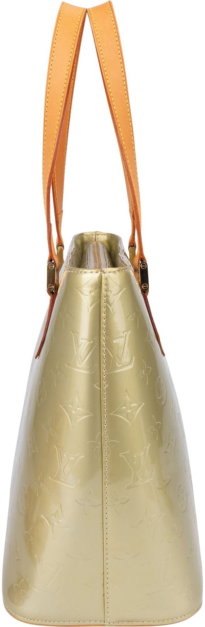 Louis Vuitton Louis Vuitton Vernis Monogram Houston Handbag Groen