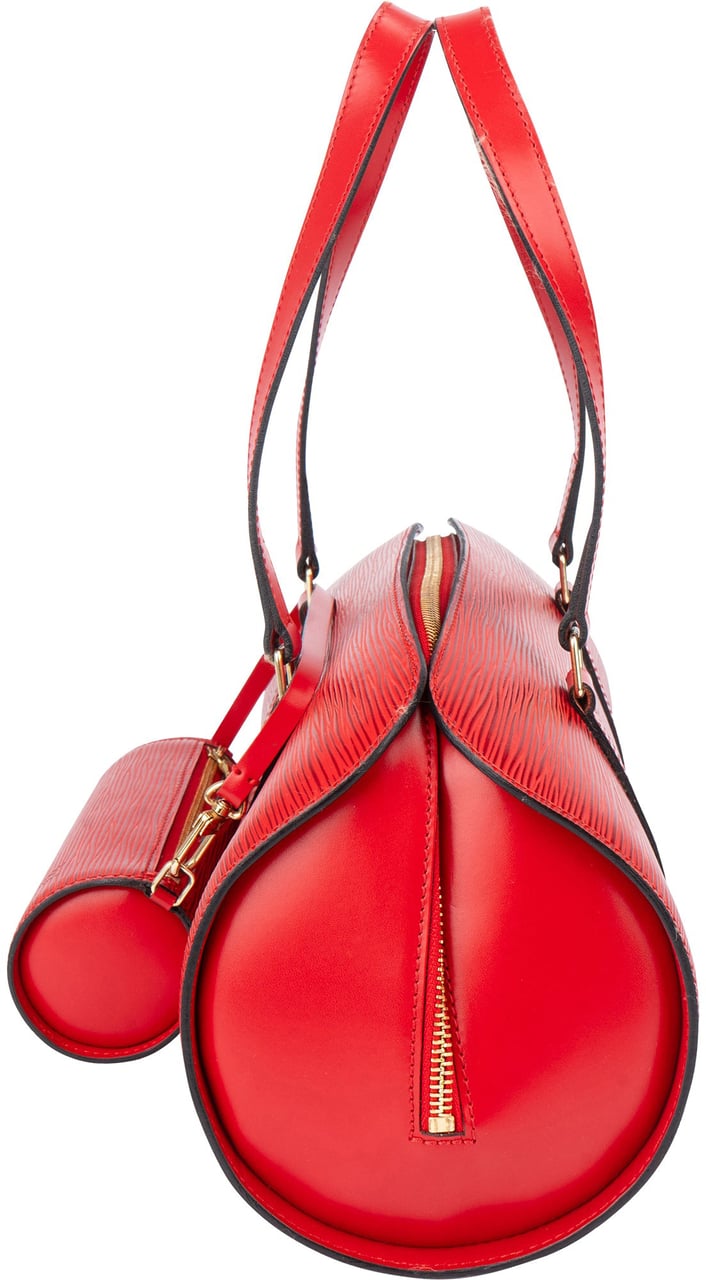 Louis Vuitton Louis Vuitton Rouge Epi Leather Soufflot Set Handbag Rood