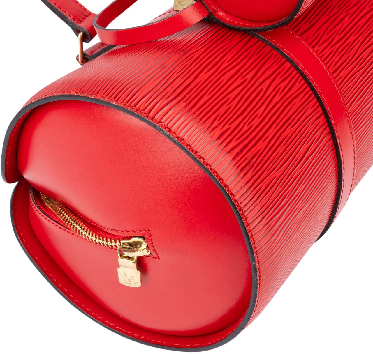 Louis Vuitton Louis Vuitton Rouge Epi Leather Soufflot Set Handbag Rood