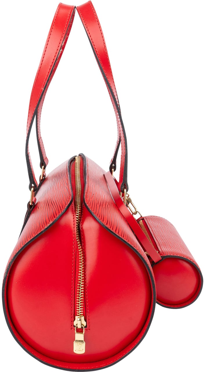 Louis Vuitton Louis Vuitton Rouge Epi Leather Soufflot Set Handbag Rood