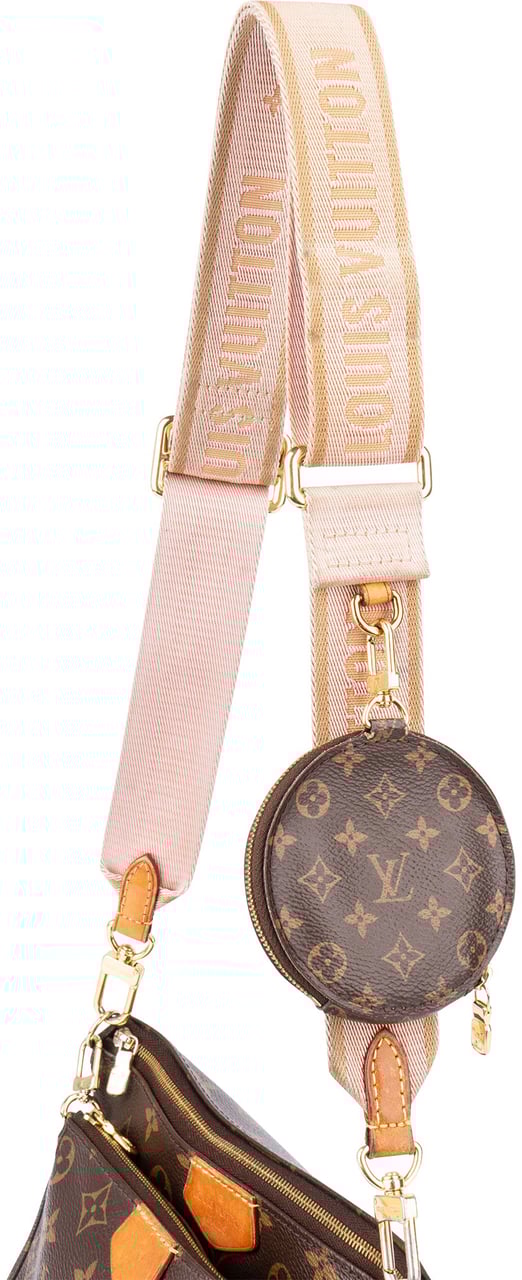 Louis Vuitton Louis Vuitton Canvas Monogram Multi Pochette Crossbody Bag Bruin
