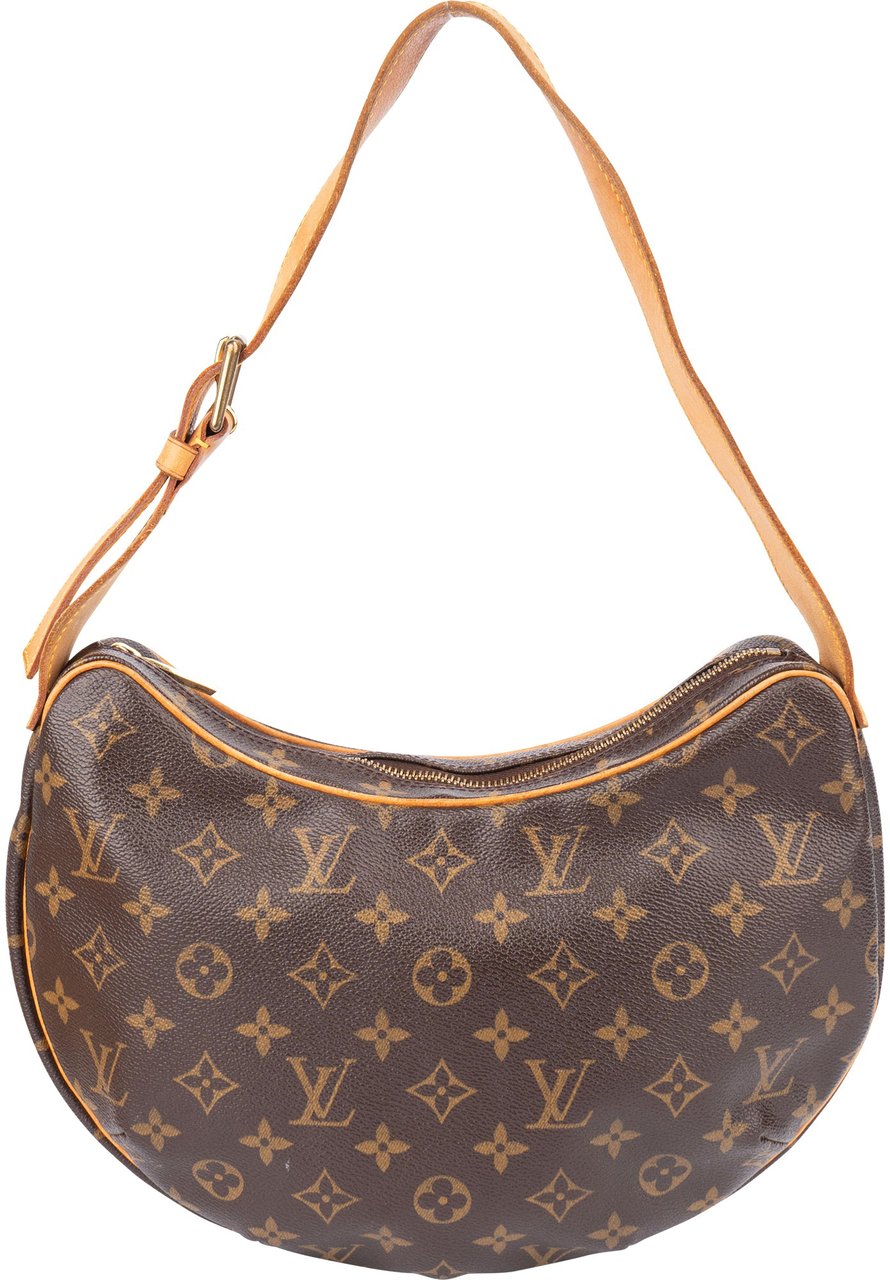 Louis Vuitton Louis Vuitton Canvas Monogram Croissant MM Shoulder Bag Bruin