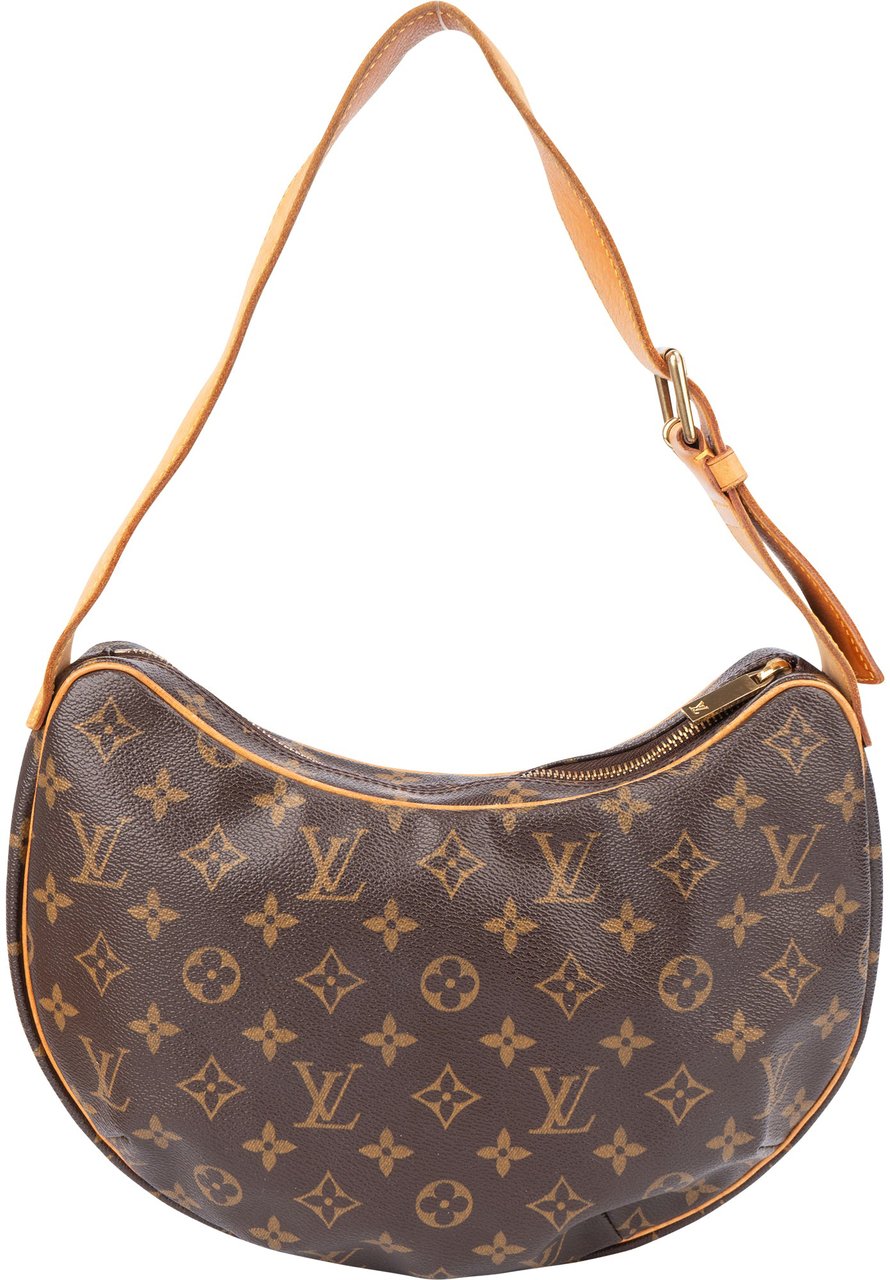 Louis Vuitton Louis Vuitton Canvas Monogram Croissant MM Shoulder Bag Bruin