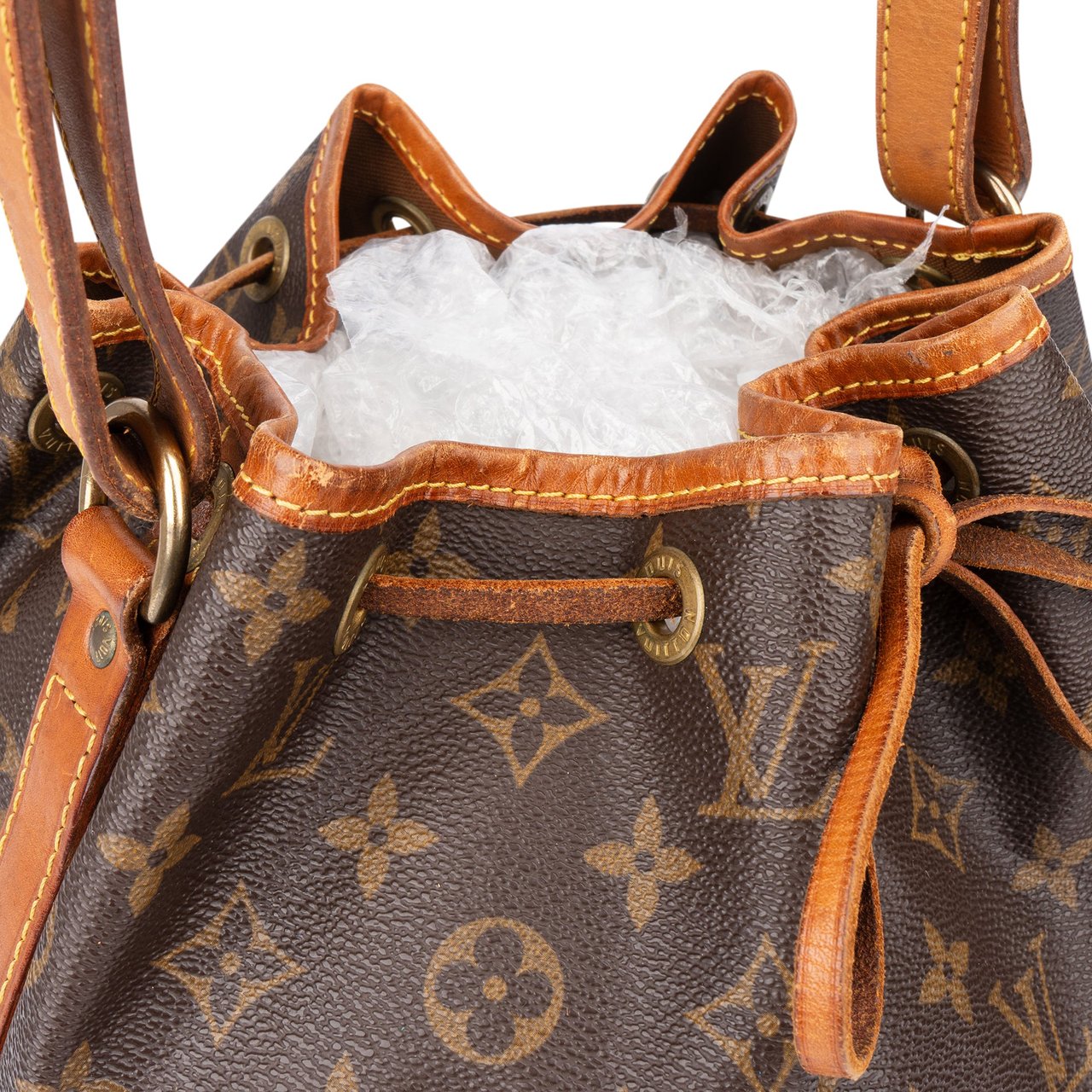 Louis Vuitton Louis Vuitton Canvas Monogram Sac Noe Petit Shoulder Bag Bruin