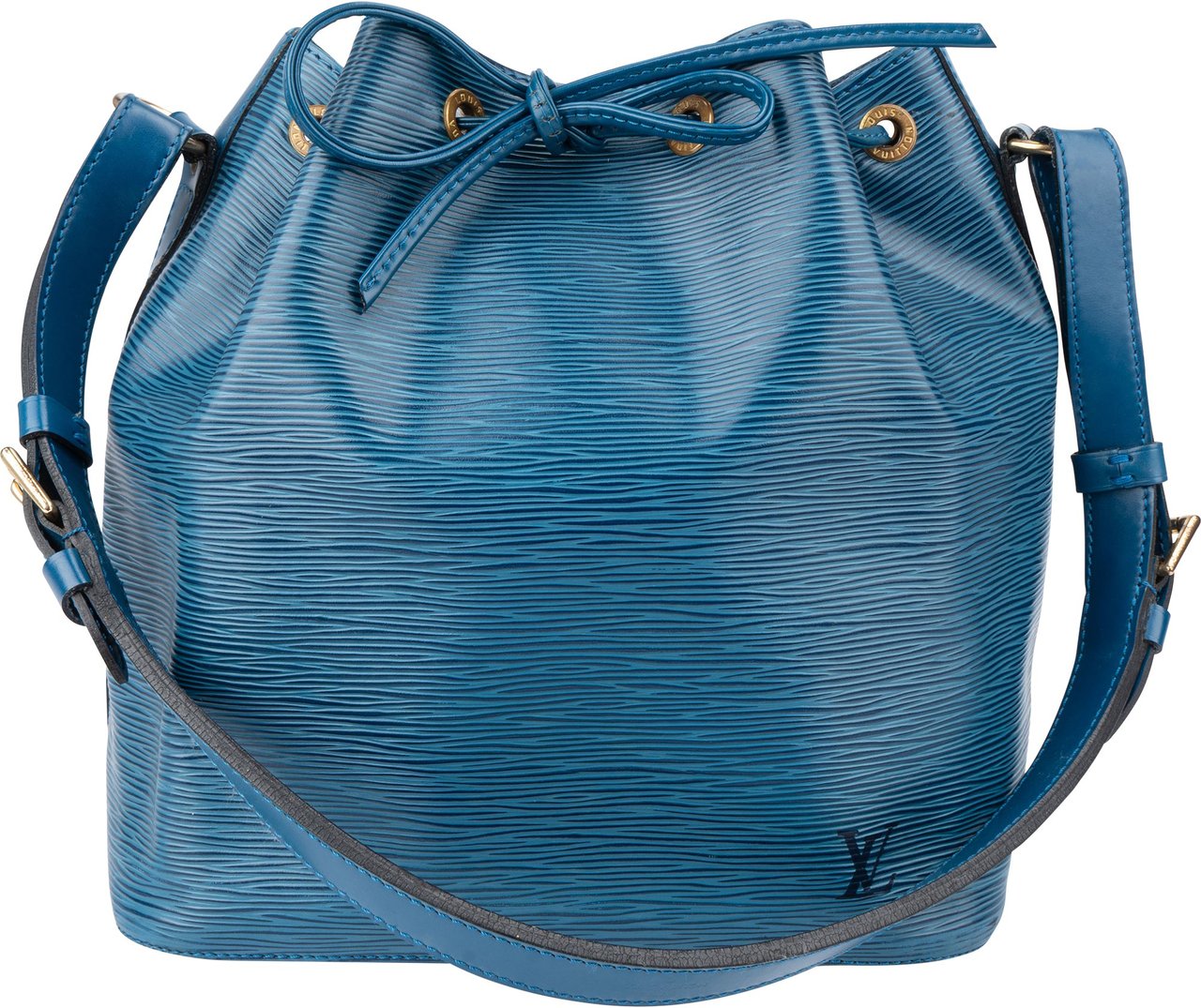 Louis Vuitton Louis Vuitton Blue Epi Leather Sac Noe Petit Shoulder Bag Blauw