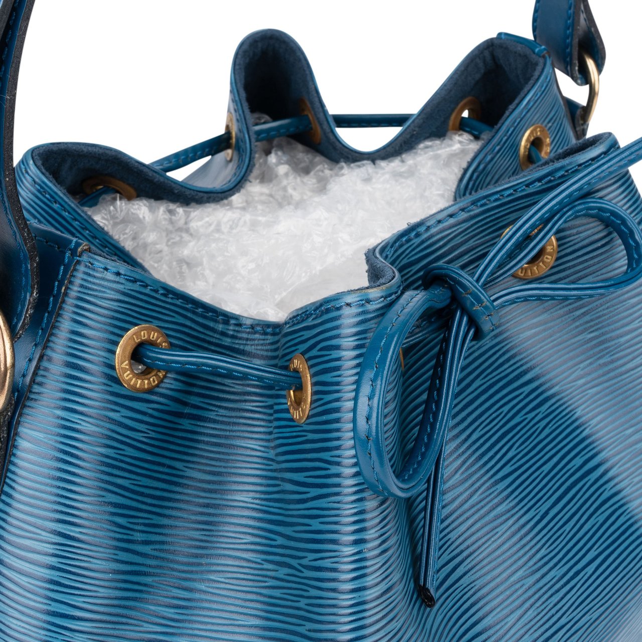 Louis Vuitton Louis Vuitton Blue Epi Leather Sac Noe Petit Shoulder Bag Blauw