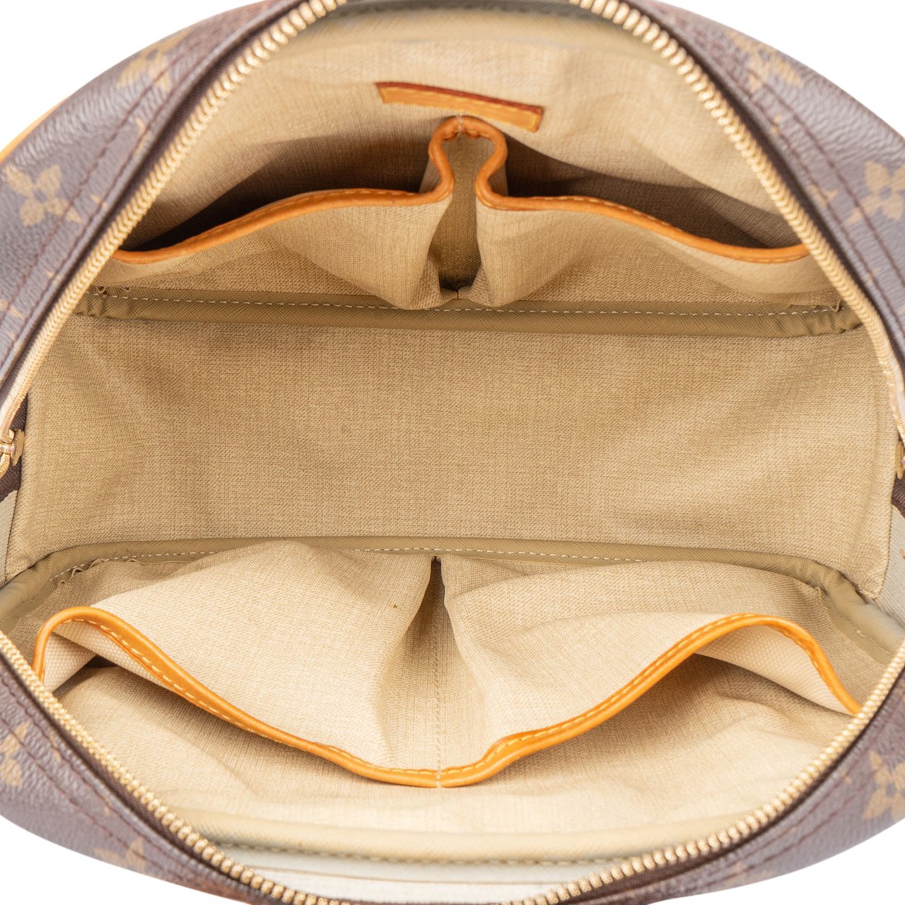 Louis Vuitton Canvas Monogram Trouville Handbag Bruin