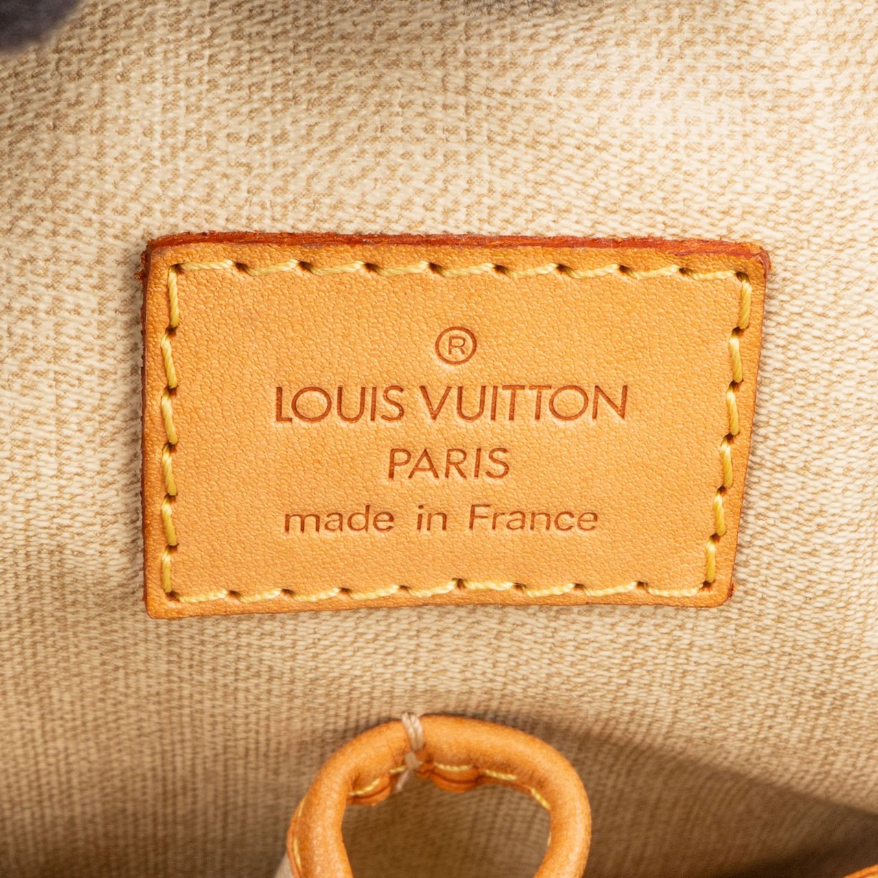 Louis Vuitton Canvas Monogram Trouville Handbag Bruin