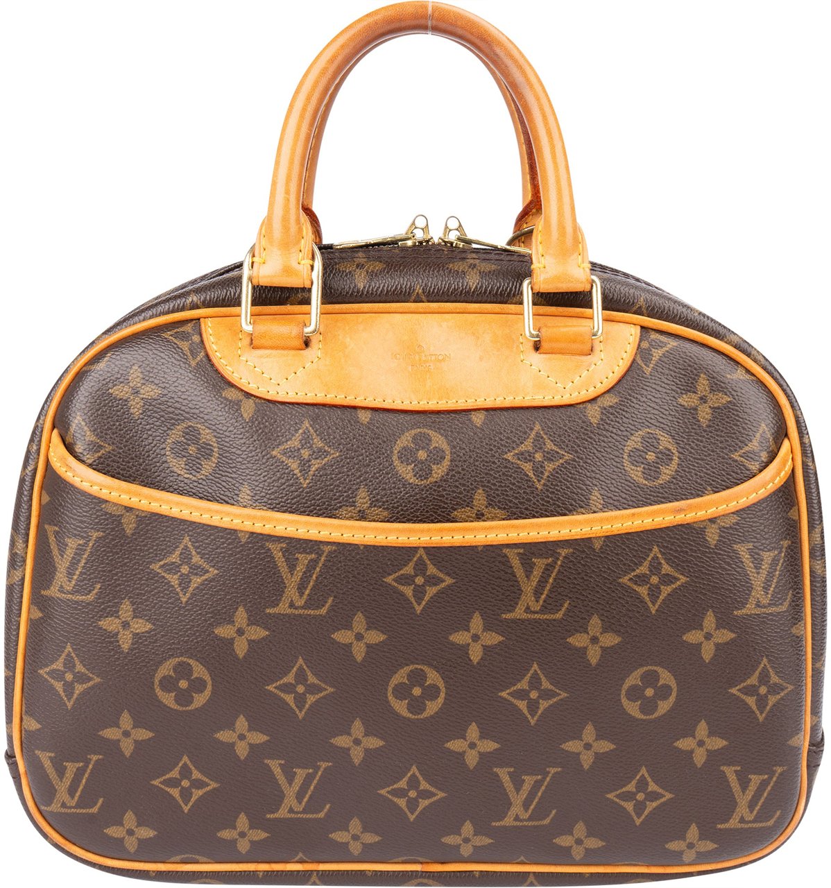 Louis Vuitton Louis Vuitton Canvas Monogram Trouville Handbag Bruin