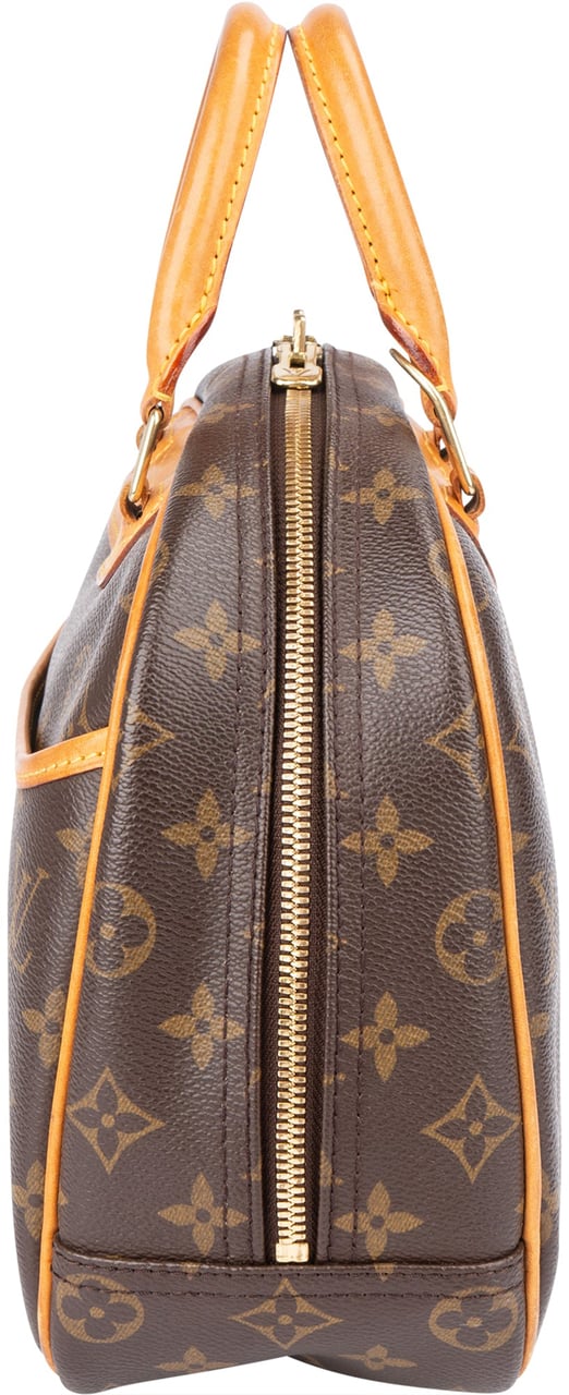 Louis Vuitton Canvas Monogram Trouville Handbag Bruin