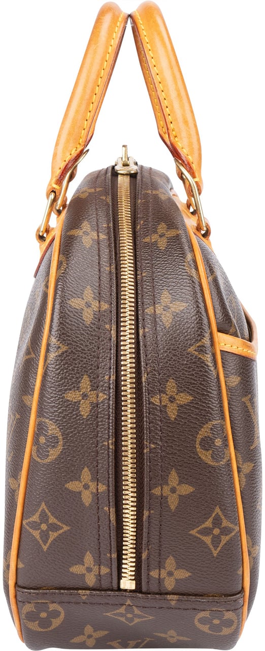 Louis Vuitton Canvas Monogram Trouville Handbag Bruin