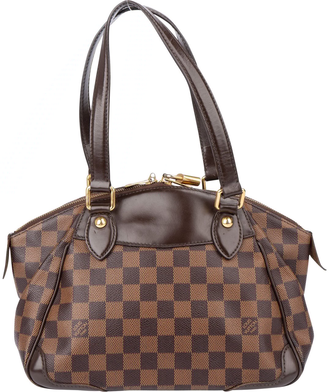 Louis Vuitton Louis Vuitton Damier Ebene Monogram Verona PM Handbag Bruin