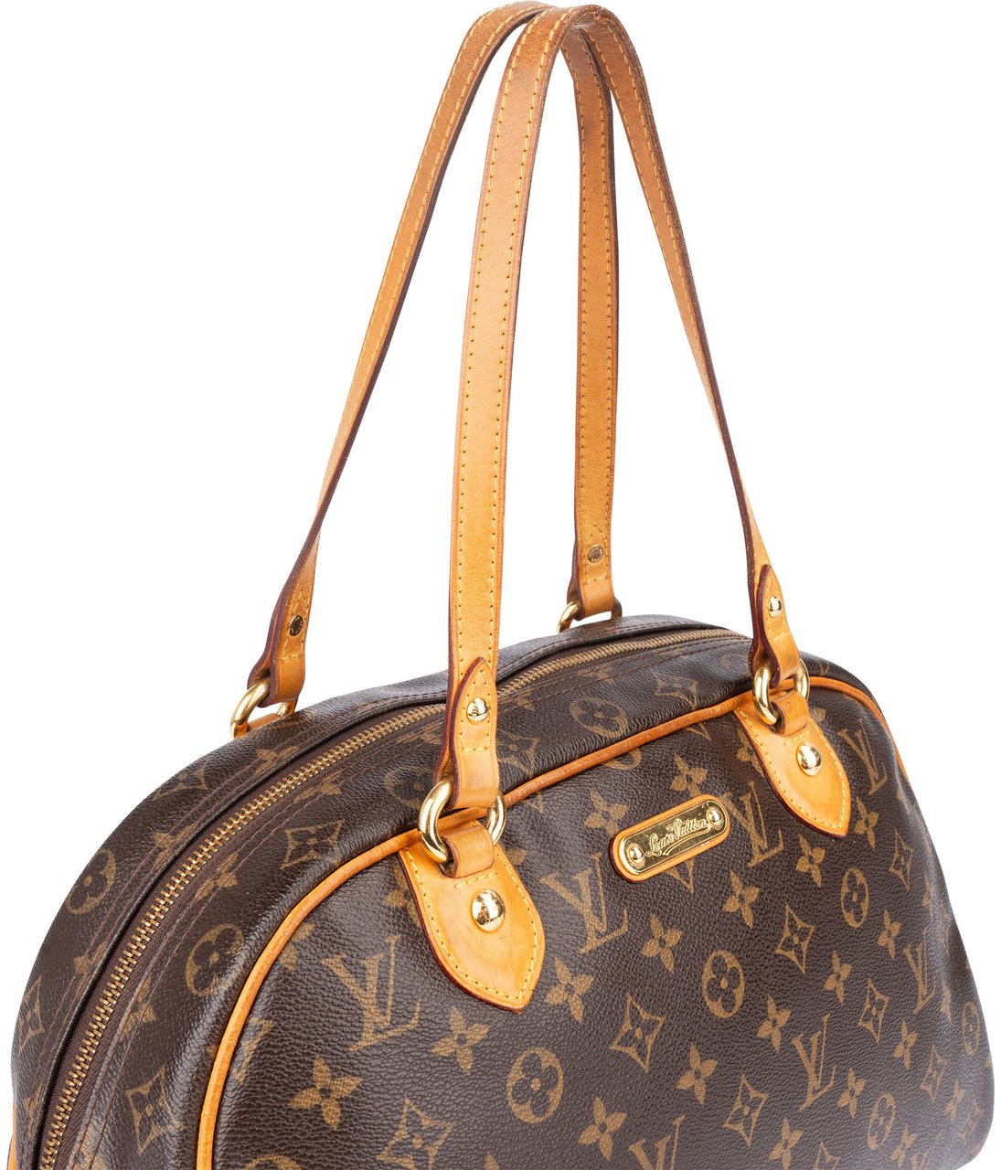 Louis Vuitton Louis Vuitton Canvas Monogram Montorgueil GM Handbag Bruin