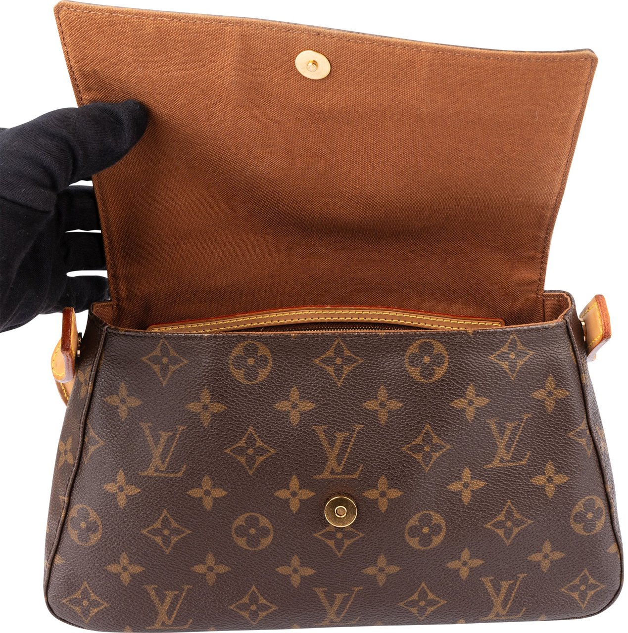 Louis Vuitton Louis Vuitton Canvas Monogram Looping PM Handbag Bruin