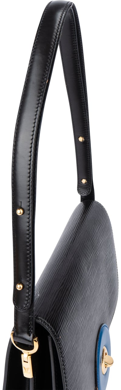 Louis Vuitton Louis Vuitton Bicolor Epi Leather Free Run Crossbody Bag Zwart