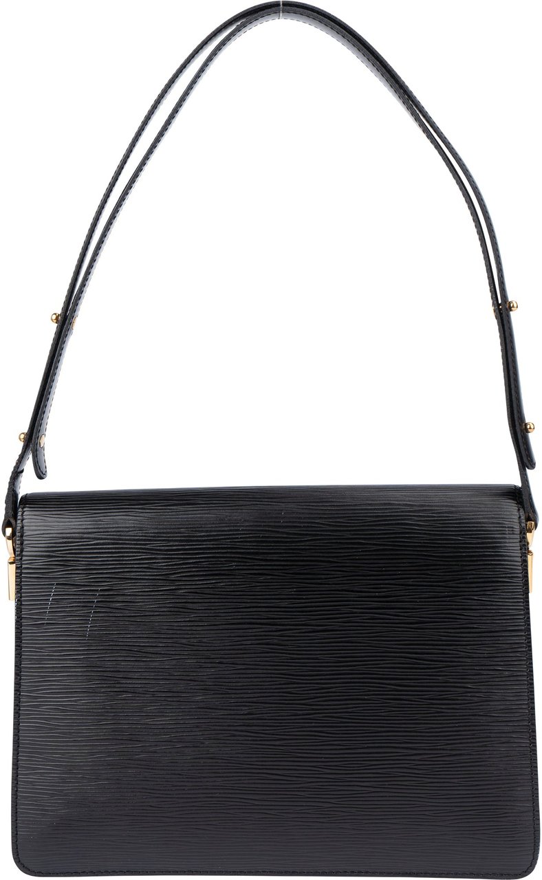 Louis Vuitton Louis Vuitton Bicolor Epi Leather Free Run Crossbody Bag Zwart