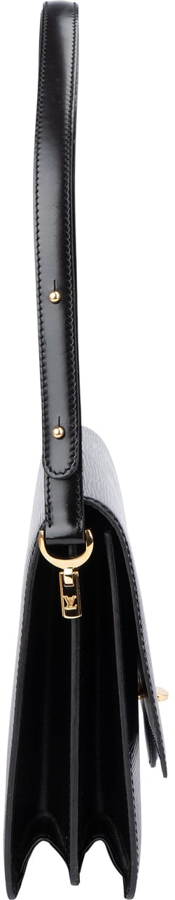 Louis Vuitton Louis Vuitton Bicolor Epi Leather Free Run Crossbody Bag Zwart