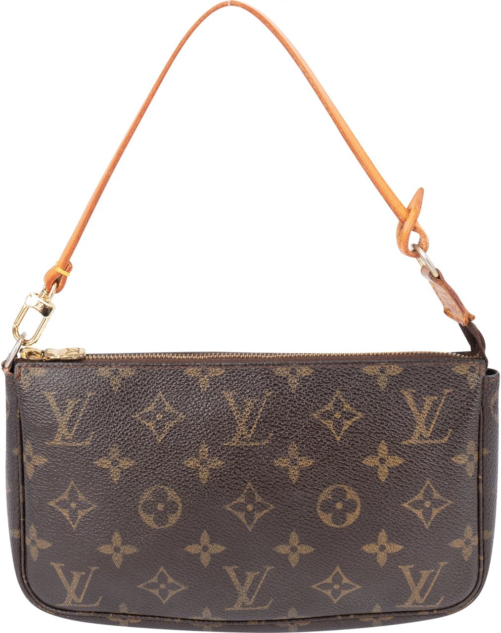 Louis Vuitton Louis Vuitton Canvas Monogram Pochette Accessoire Handbag Bruin