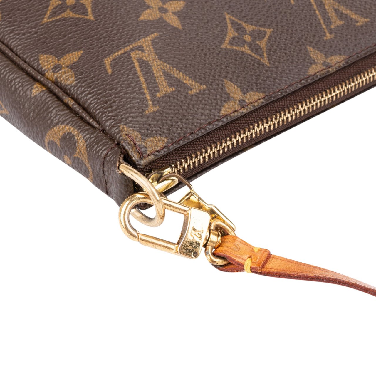 Louis Vuitton Louis Vuitton Canvas Monogram Pochette Accessoire Handbag Bruin