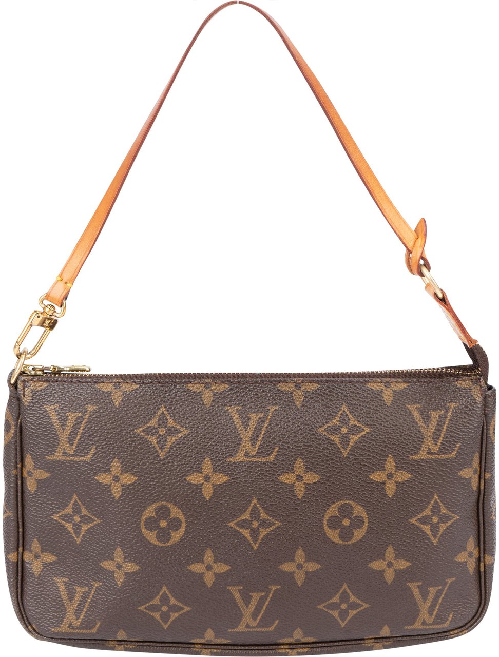Louis Vuitton Louis Vuitton Canvas Monogram Pochette Accessoire Handbag Bruin