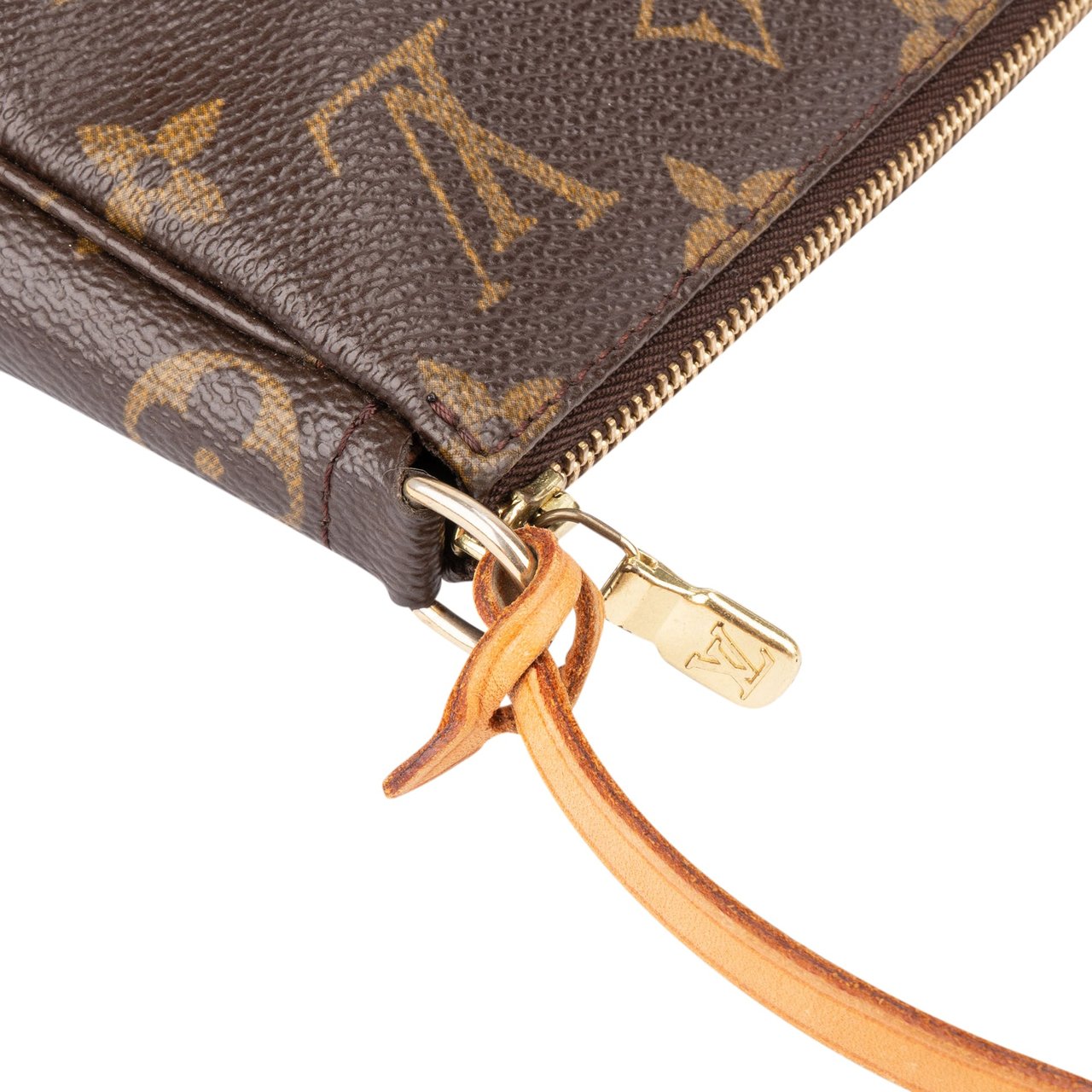Louis Vuitton Louis Vuitton Canvas Monogram Pochette Accessoire Handbag Bruin