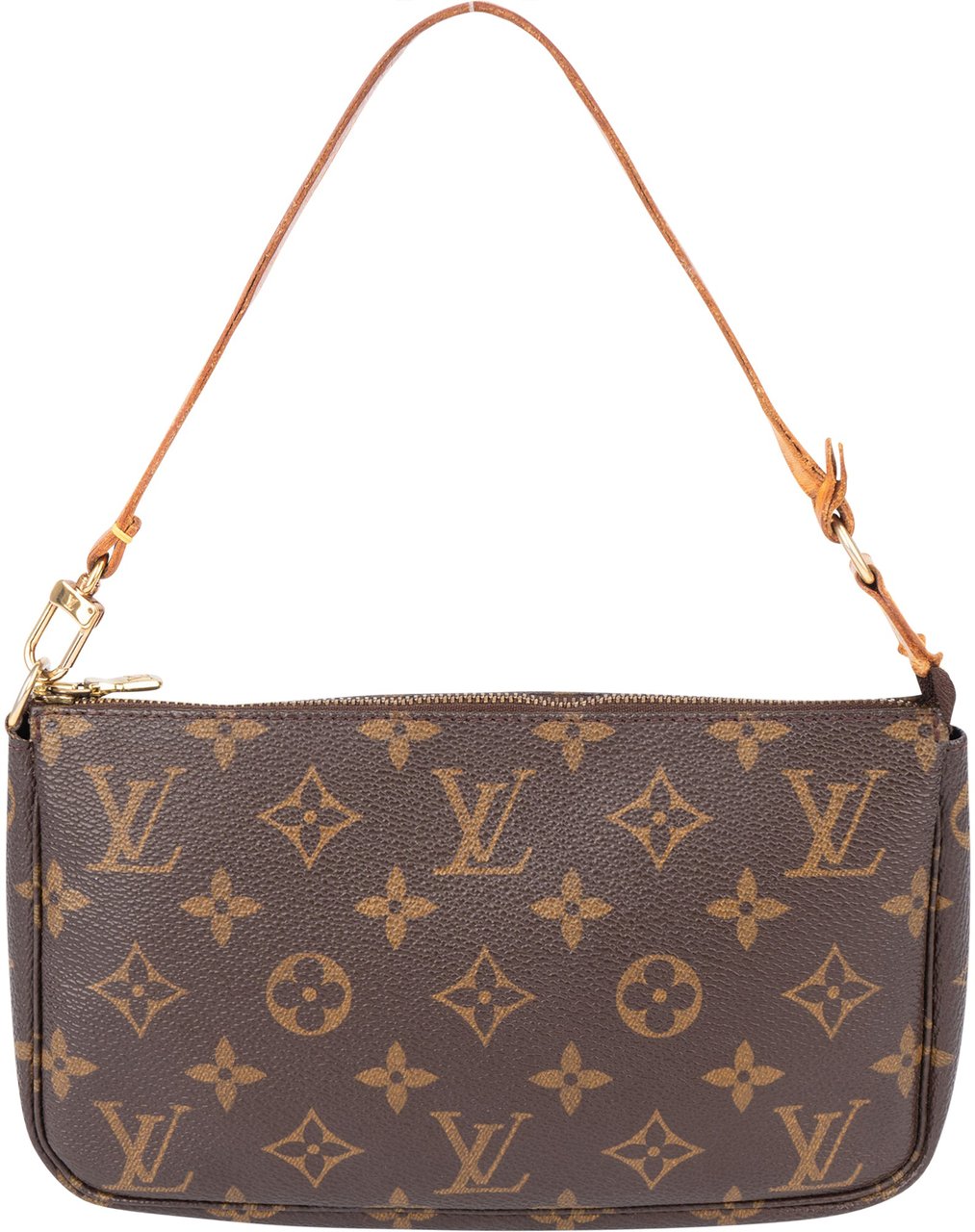 Louis Vuitton Louis Vuitton Canvas Monogram Pochette Accessoire Handbag Bruin