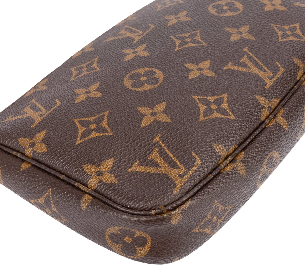 Louis Vuitton Louis Vuitton Canvas Monogram Pochette Accessoire Handbag Bruin