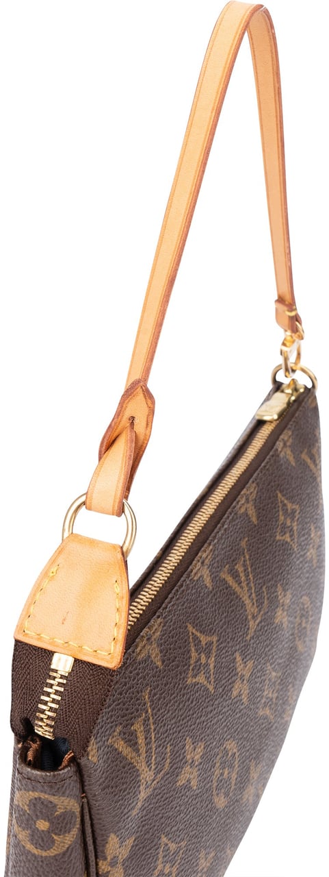 Louis Vuitton Louis Vuitton Canvas Monogram Pochette Accessoire Handbag Bruin