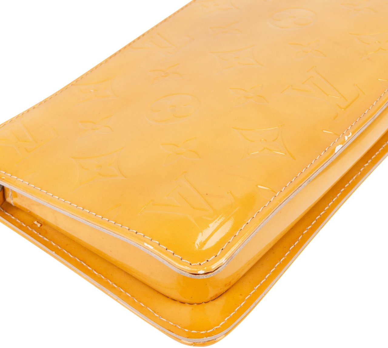 Louis Vuitton Louis Vuitton Yellow Vernis Monogram Lexington Handbag Geel