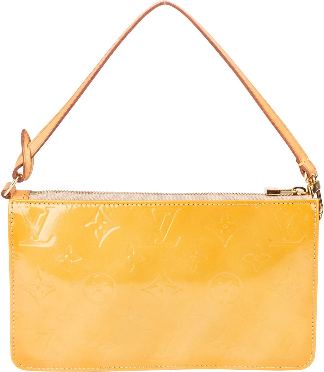 Louis Vuitton Louis Vuitton Yellow Vernis Monogram Lexington Handbag Geel