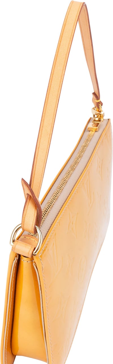 Louis Vuitton Louis Vuitton Yellow Vernis Monogram Lexington Handbag Geel