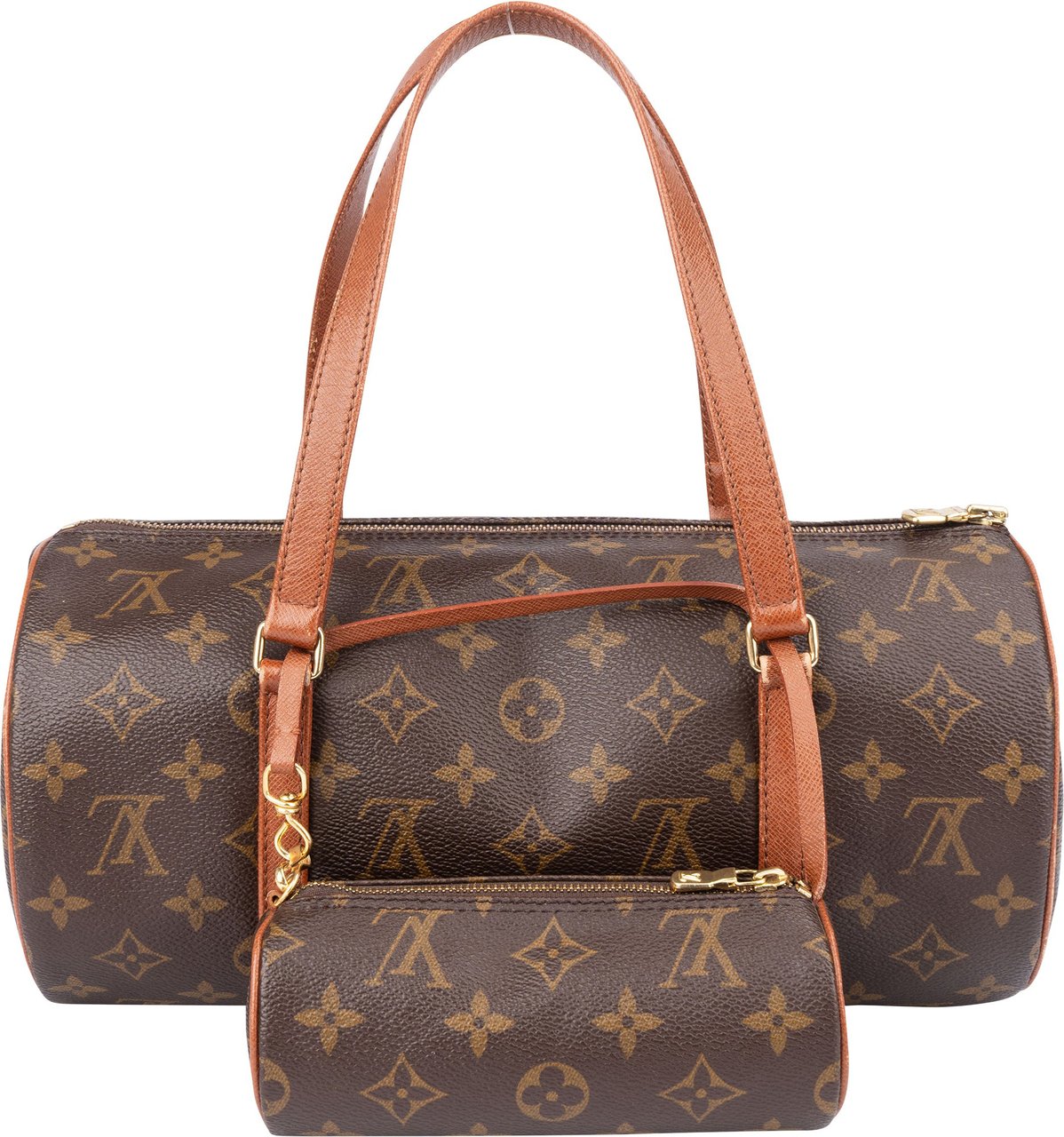 Louis Vuitton Louis Vuitton Canvas Monogram Papillon Set Handbag Bruin