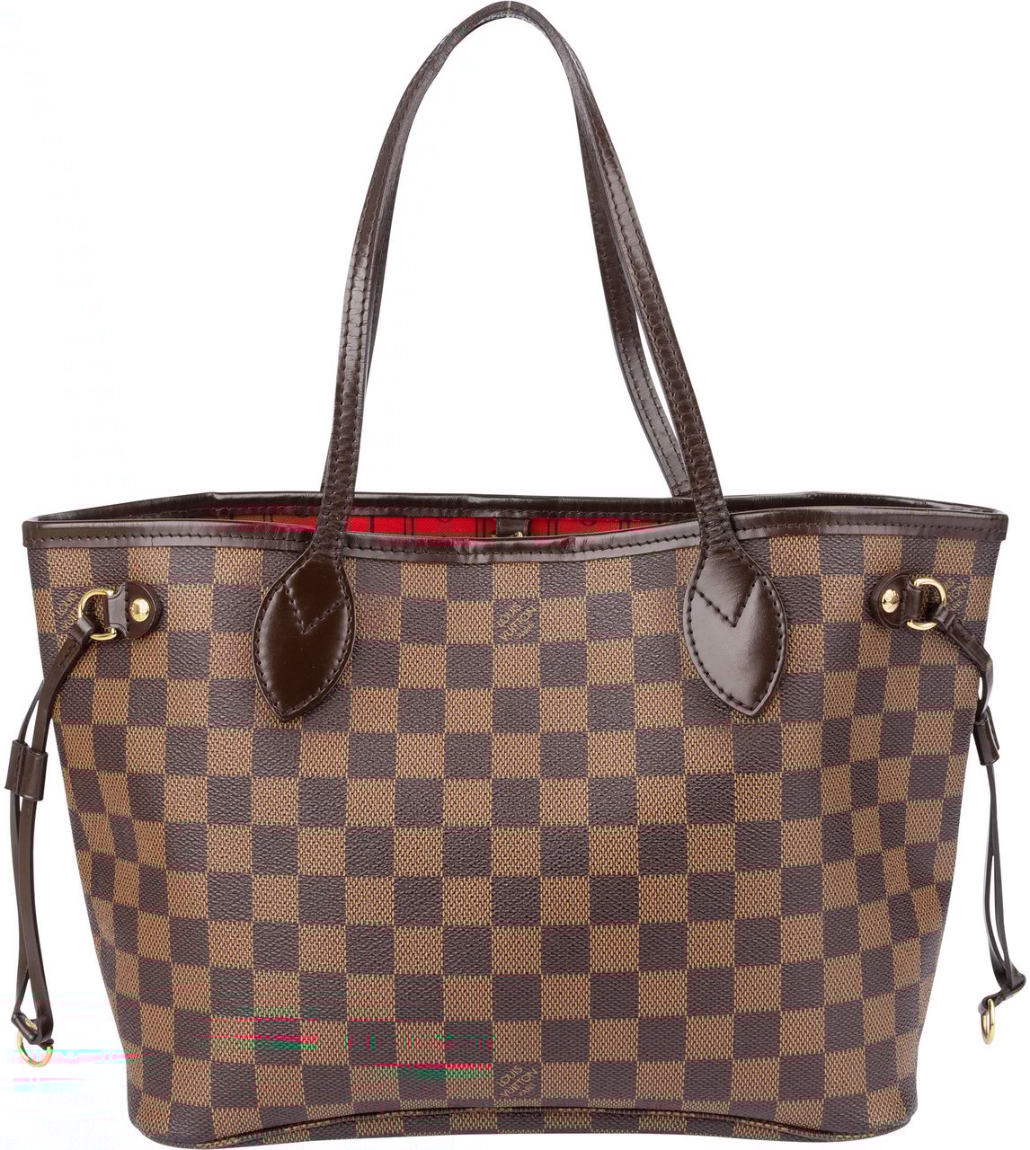 Louis Vuitton Louis Vuitton Damier Ebene Monogram Neverfull PM Handbag Bruin