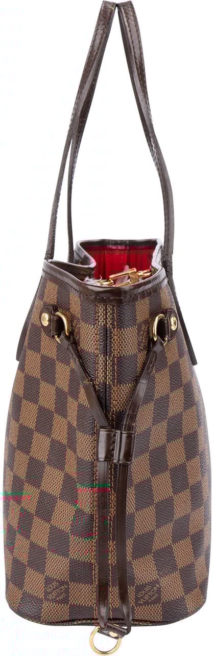 Louis Vuitton Louis Vuitton Damier Ebene Monogram Neverfull PM Handbag Bruin