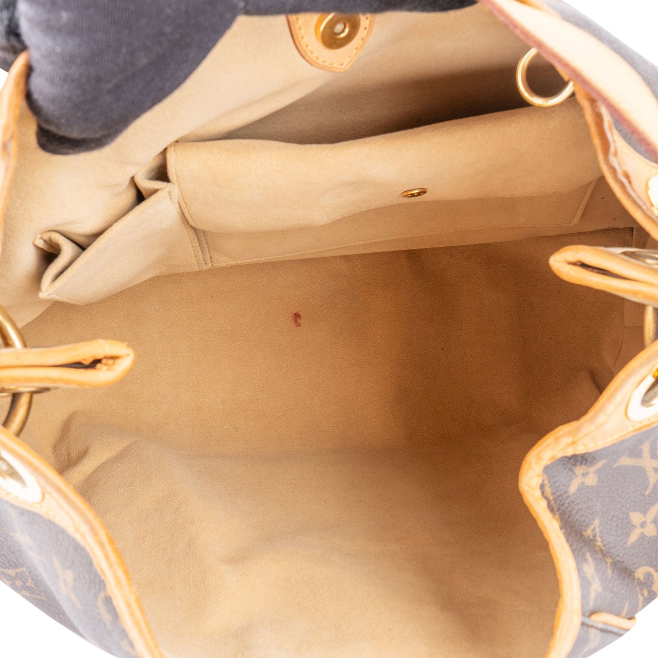 Louis Vuitton Louis Vuitton Canvas Monogram Galliera PM Handbag Bruin