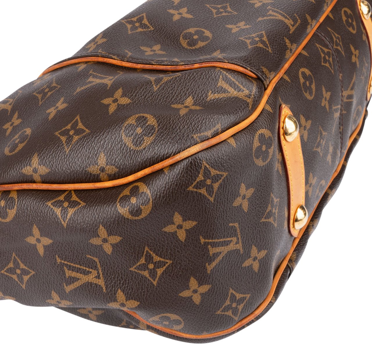 Louis Vuitton Louis Vuitton Canvas Monogram Galliera PM Handbag Bruin