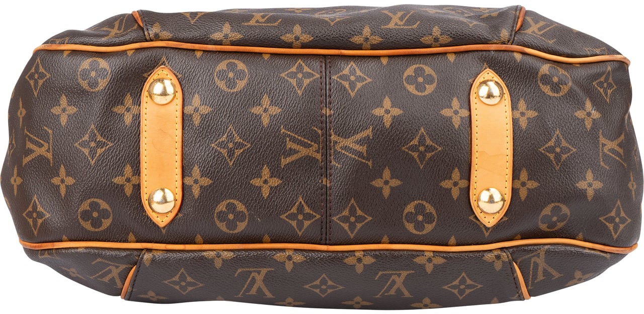 Louis Vuitton Louis Vuitton Canvas Monogram Galliera PM Handbag Bruin