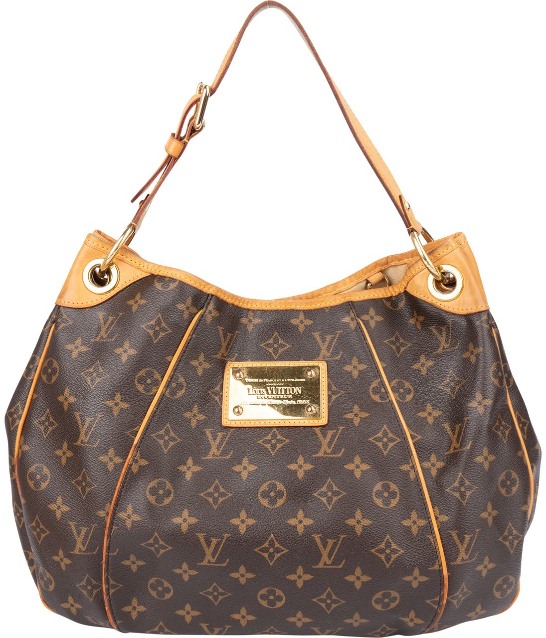 Louis Vuitton Louis Vuitton Canvas Monogram Galliera PM Handbag Bruin