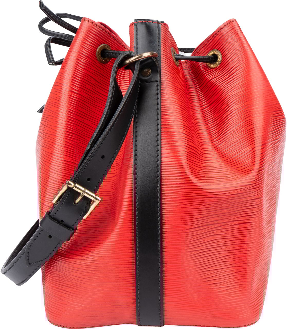 Louis Vuitton Louis Vuitton Bicolor Epi Leather Sac Noe Petit Shoulder Bag Rood