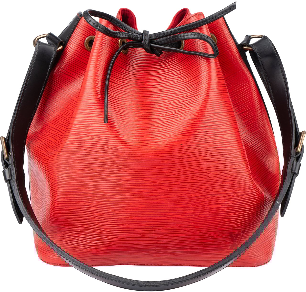 Louis Vuitton Louis Vuitton Bicolor Epi Leather Sac Noe Petit Shoulder Bag Rood