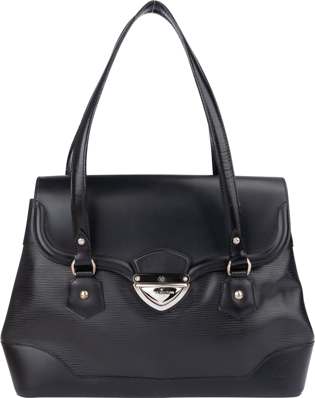 Louis Vuitton Louis Vuitton Noir Epi Leather Bagatelle GM Handbag Zwart