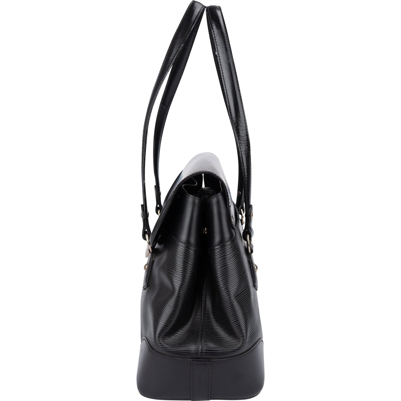 Louis Vuitton Louis Vuitton Noir Epi Leather Bagatelle GM Handbag Zwart