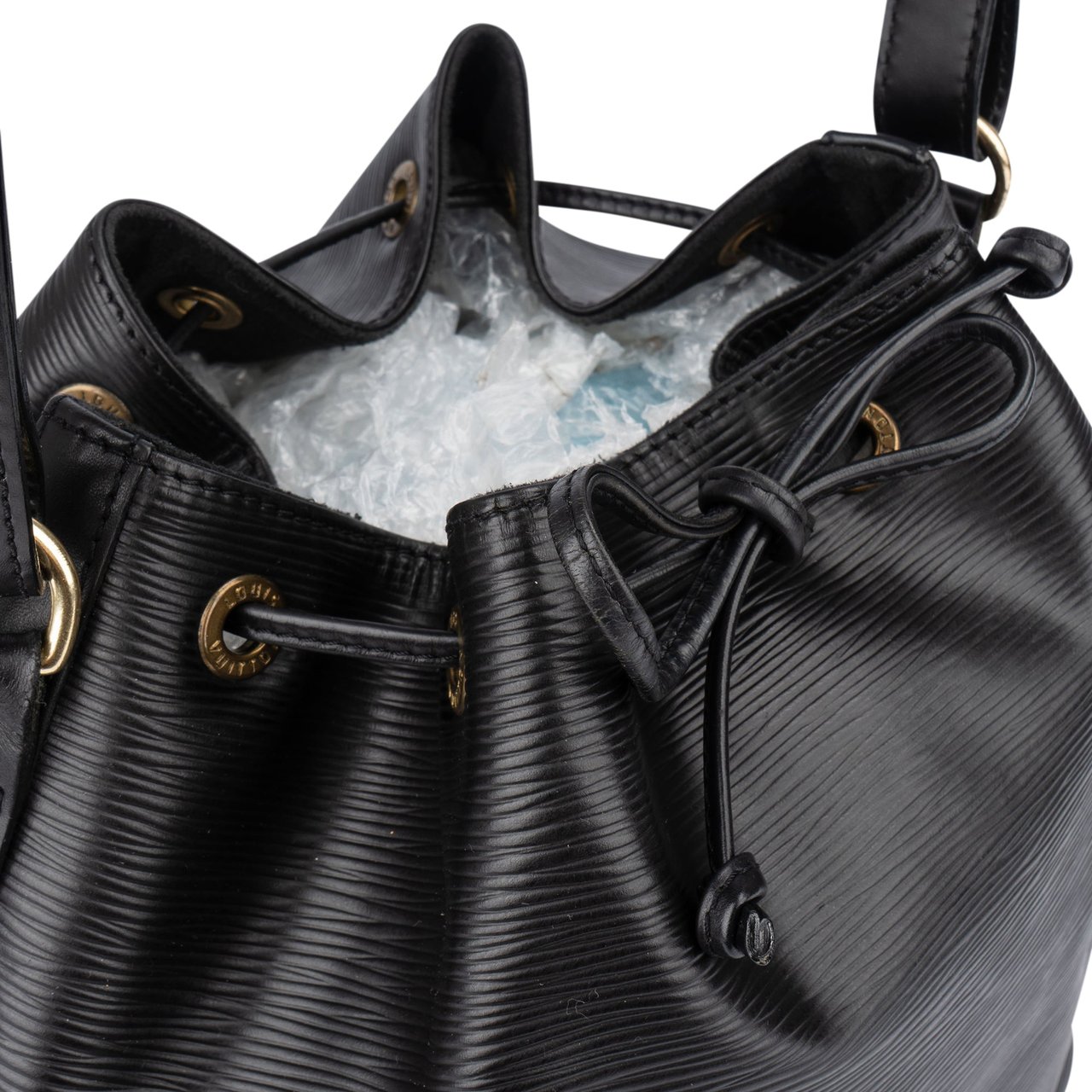 Louis Vuitton Louis Vuitton Noir Epi Leather Sac Noe Petit Shoulder Bag Zwart