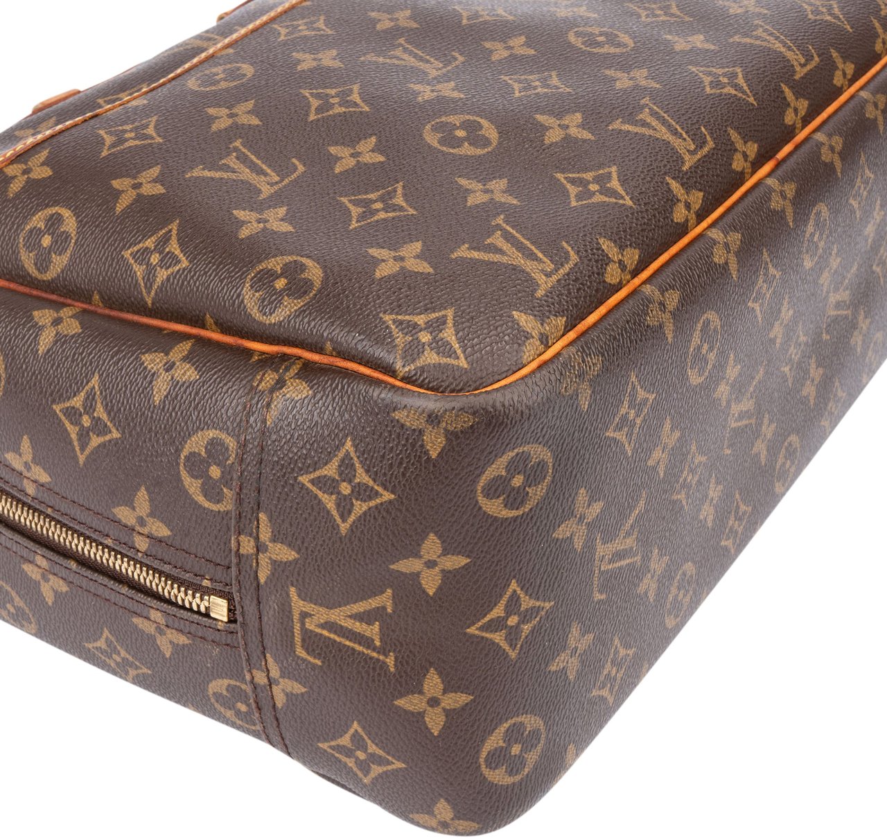 Louis Vuitton Louis Vuitton Canvas Monogram Deauville Handbag Bruin