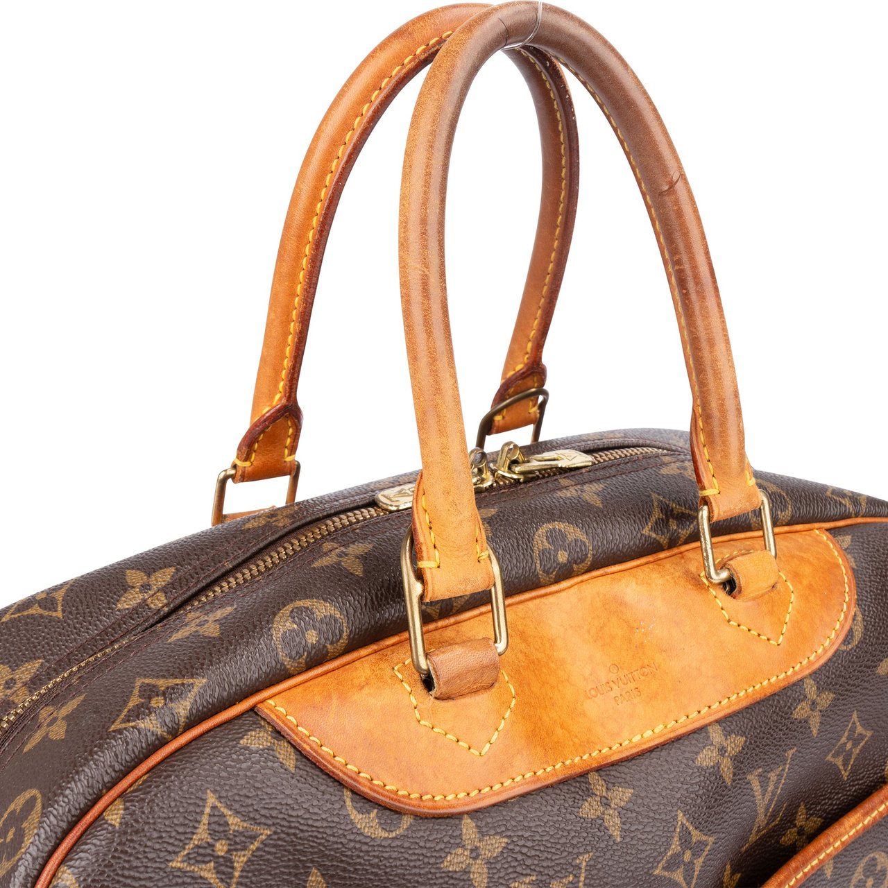Louis Vuitton Louis Vuitton Canvas Monogram Deauville Handbag Bruin