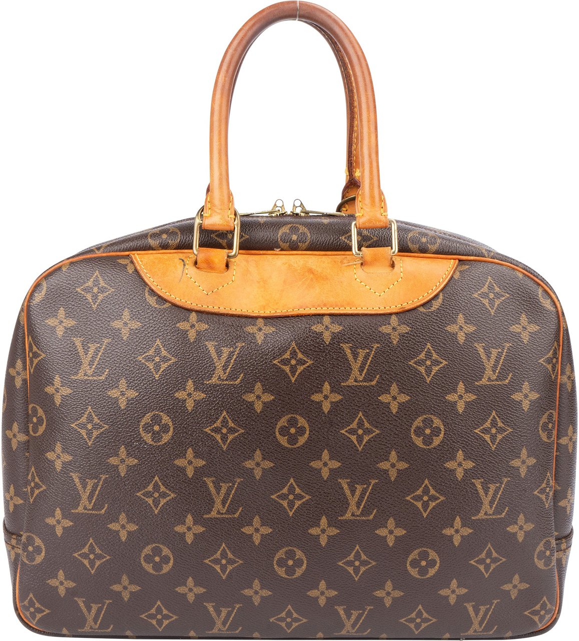 Louis Vuitton Louis Vuitton Canvas Monogram Deauville Handbag Bruin