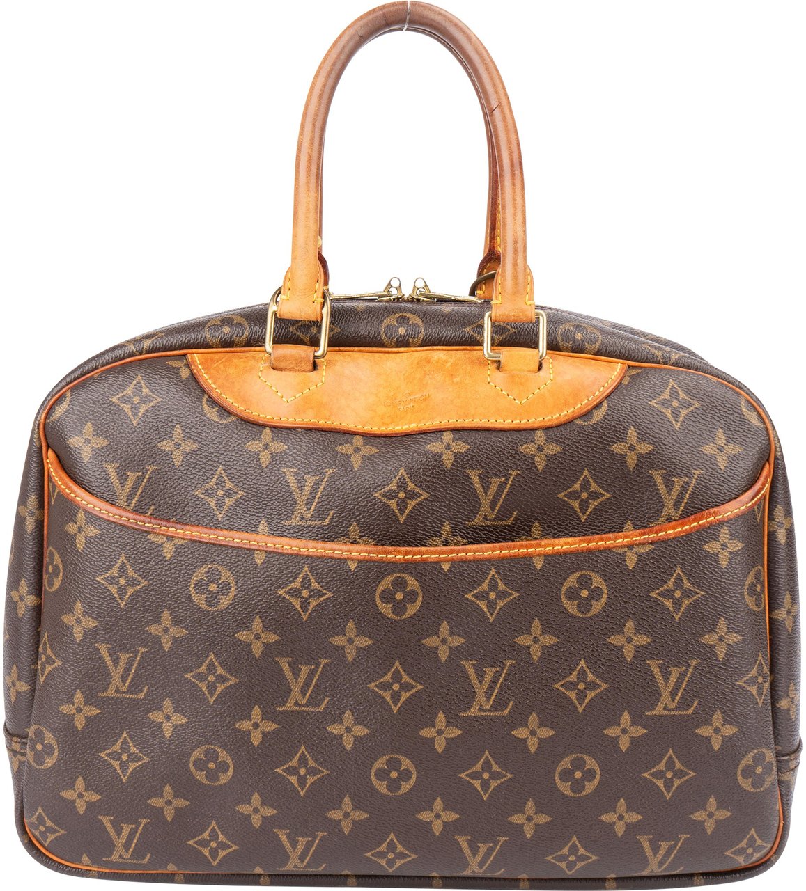 Louis Vuitton Louis Vuitton Canvas Monogram Deauville Handbag Bruin