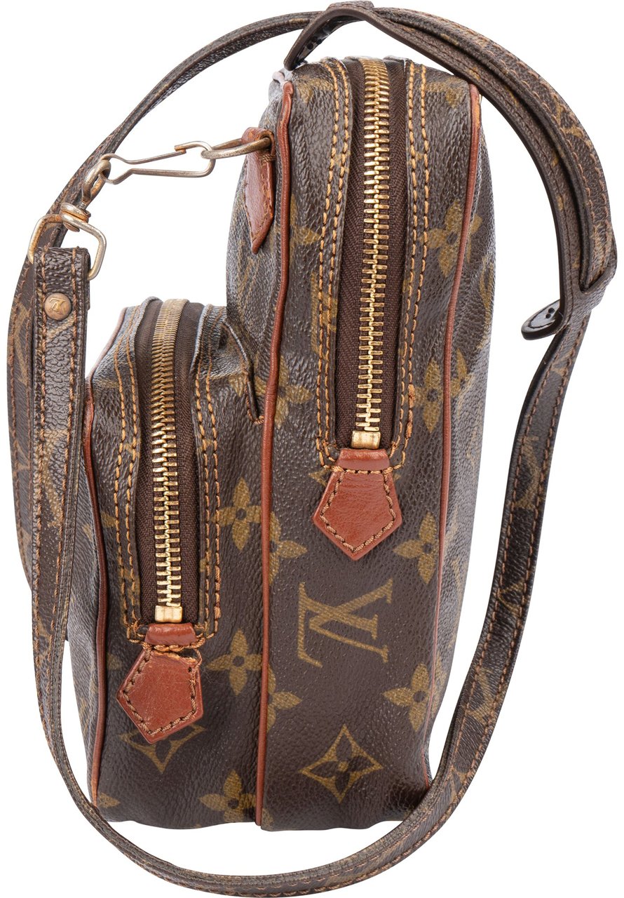 Louis Vuitton Louis Vuitton Canvas Monogram Amazone Crossbody Bag Bruin