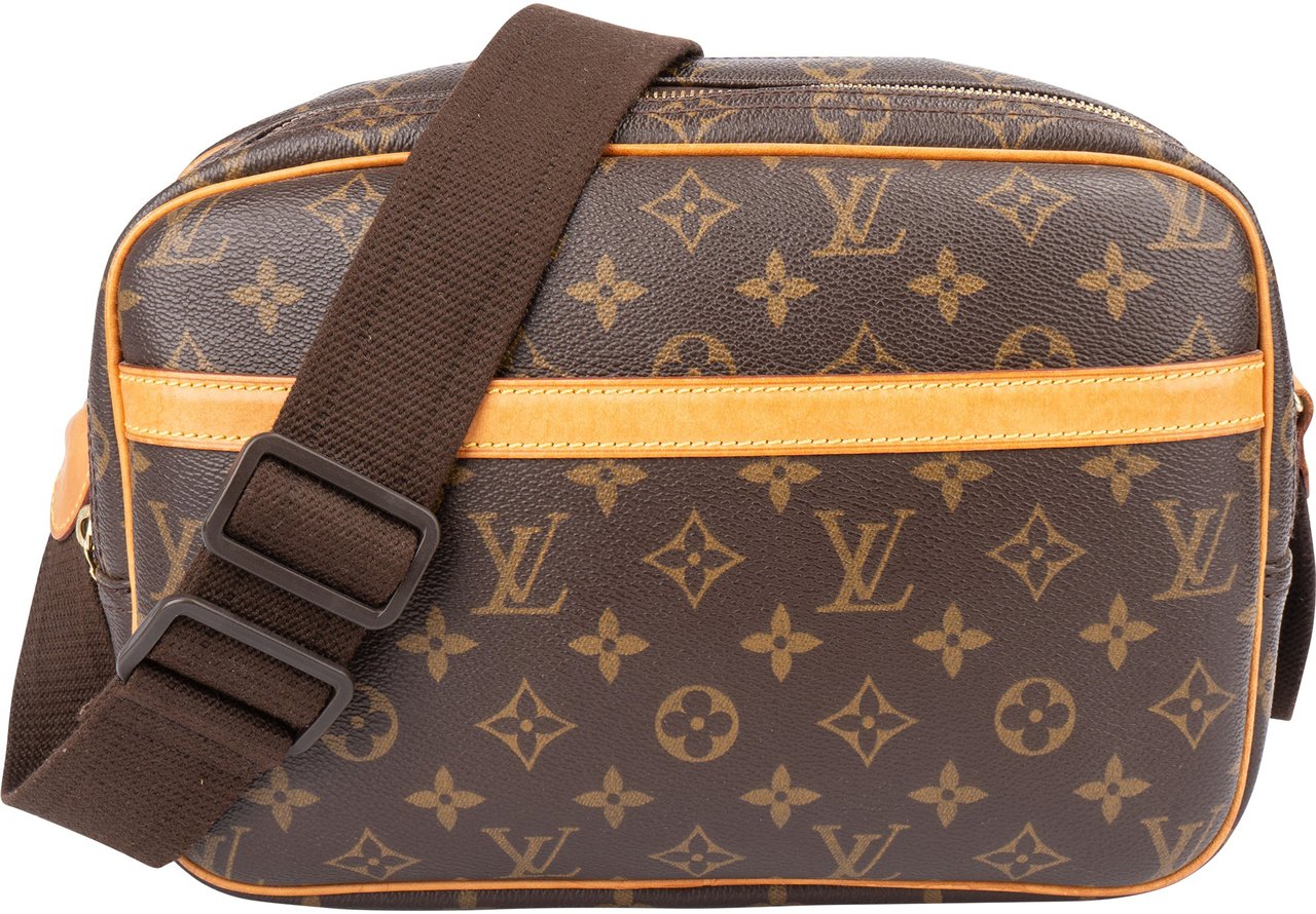 Louis Vuitton Louis Vuitton Canvas Monogram Reporter PM Crossbody Bag Bruin