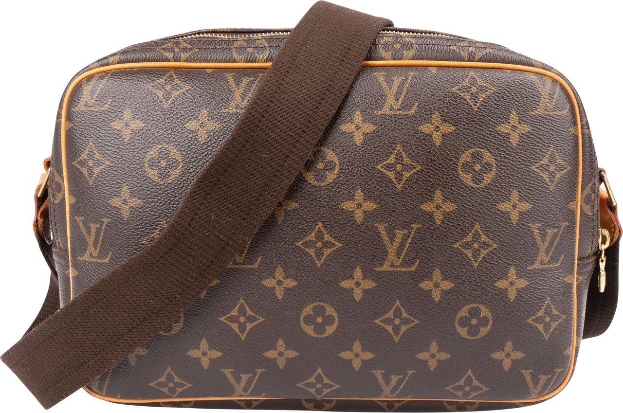 Louis Vuitton Louis Vuitton Canvas Monogram Reporter PM Crossbody Bag Bruin